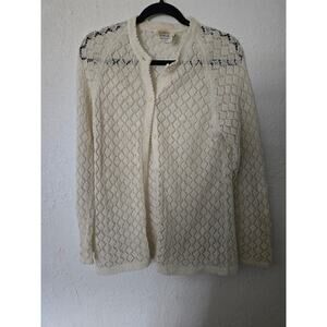 Vintage crocheted cardigan